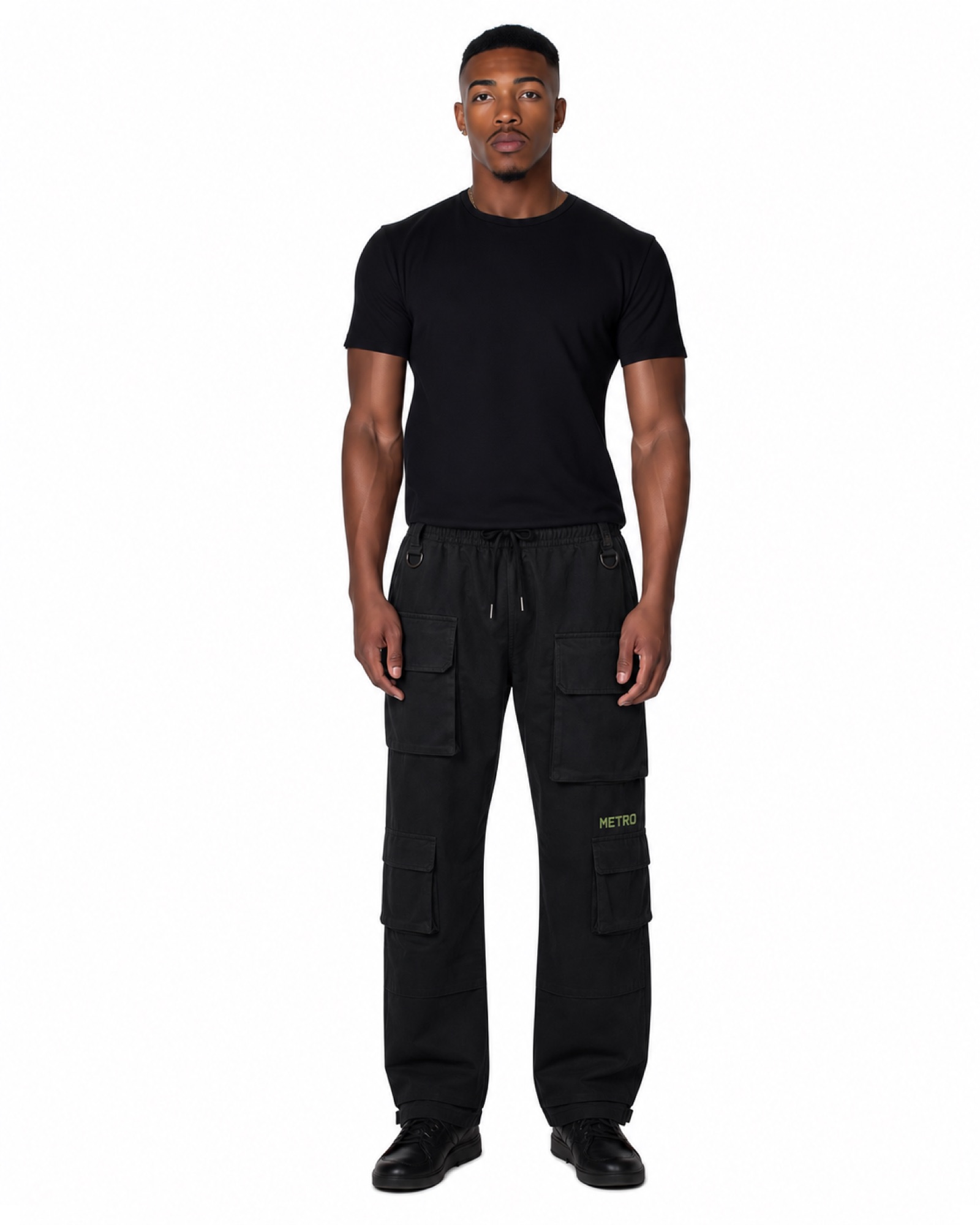 METRO Night Hub Utility Trousers front product view on a white background