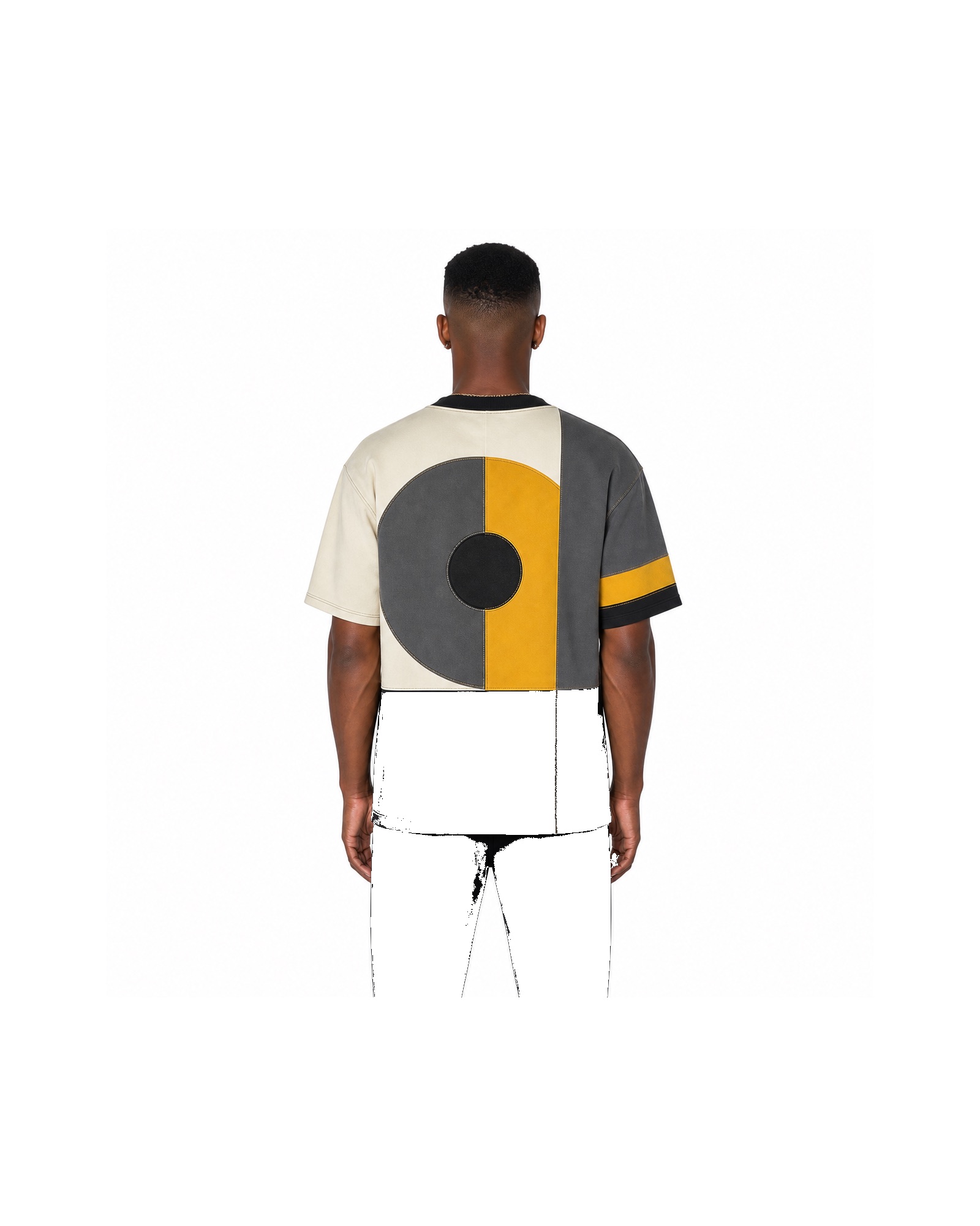 METRO Signal Gate Colorblock Tee back product view on a white background
