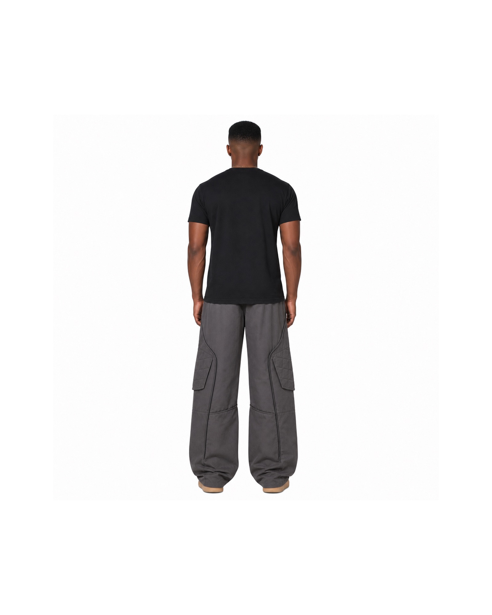 METRO Platform Cargo Trousers back product view on a white background