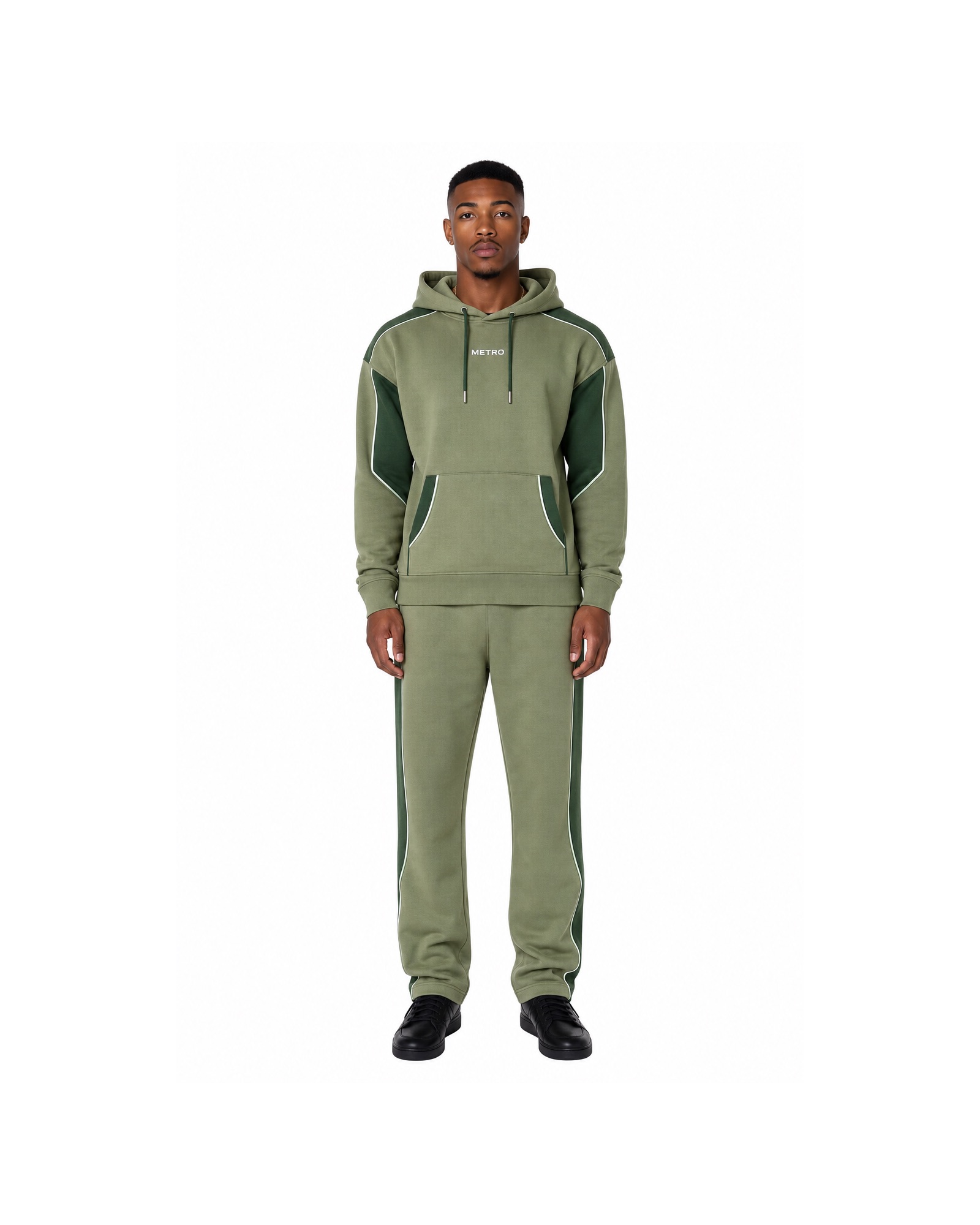 METRO Greenline Panel Tracksuit front product view on a white background
