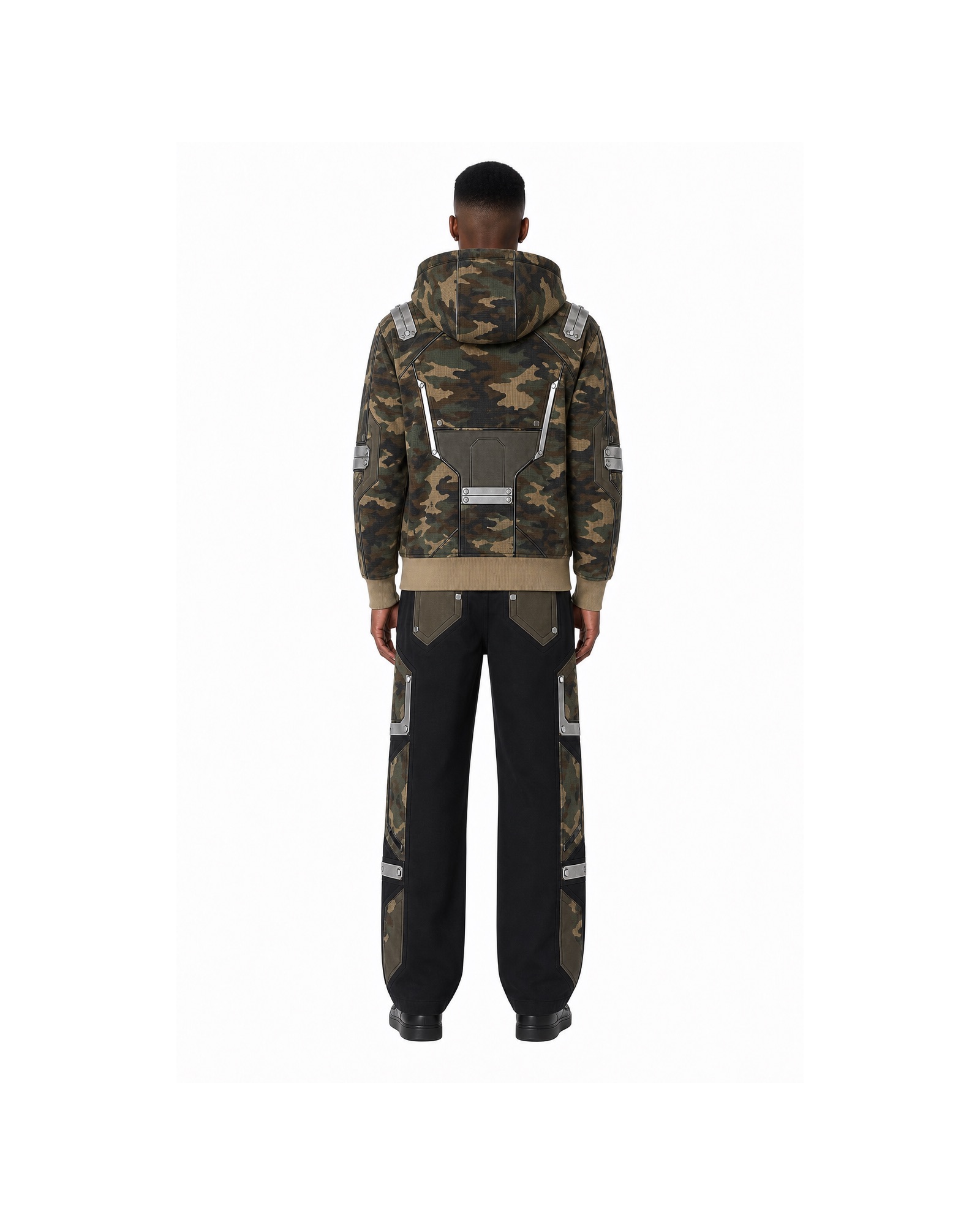 METRO Woodland Sector Utility Jacket back product view on a white background