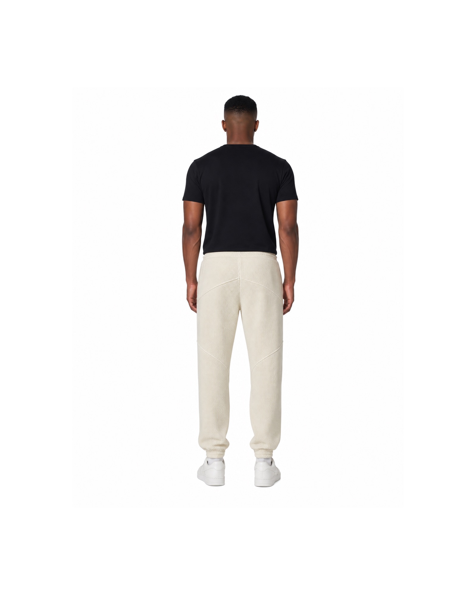 METRO Waffle Route Joggers back product view on a white background