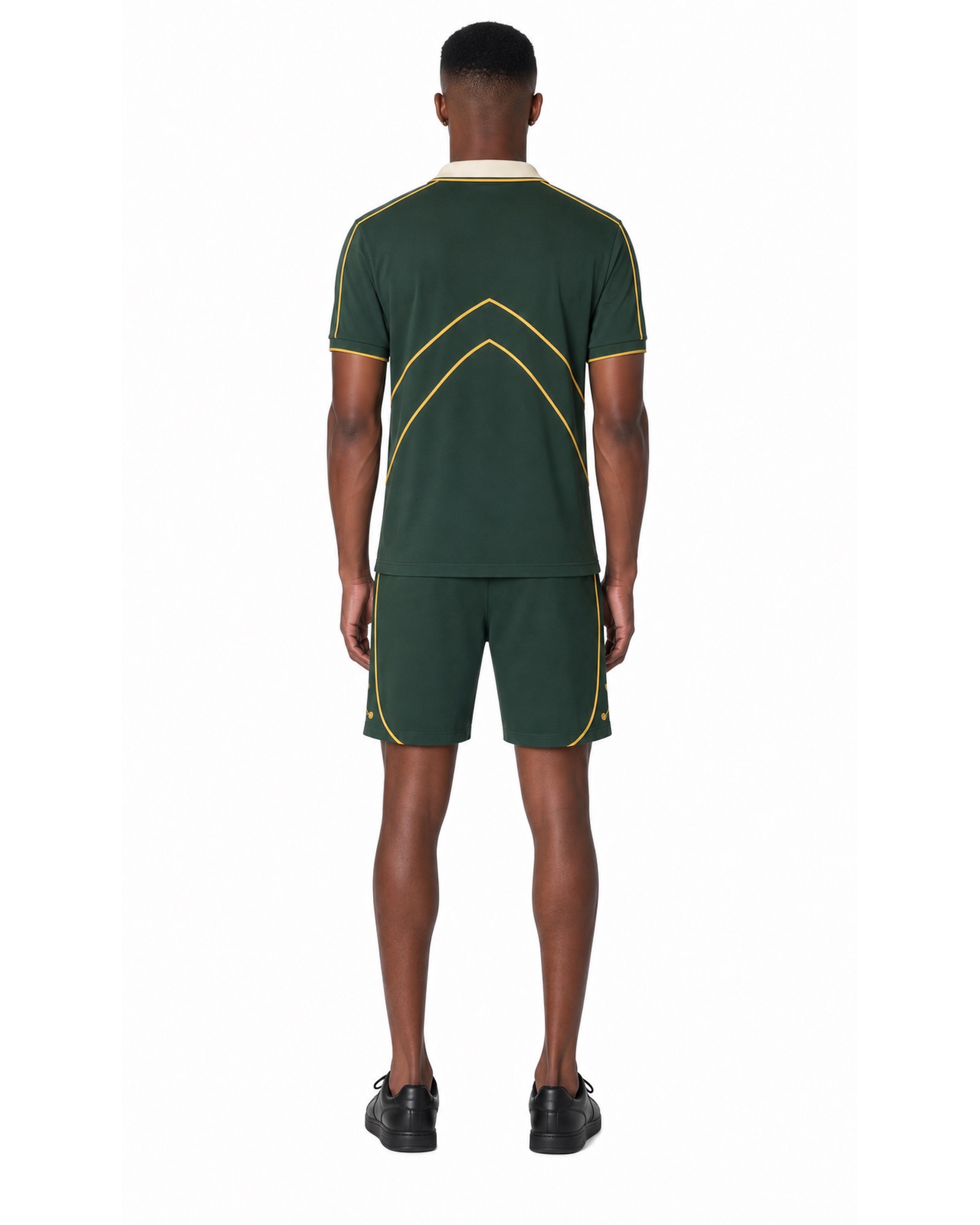 METRO Forest Apex Polo Set back product view on a white background