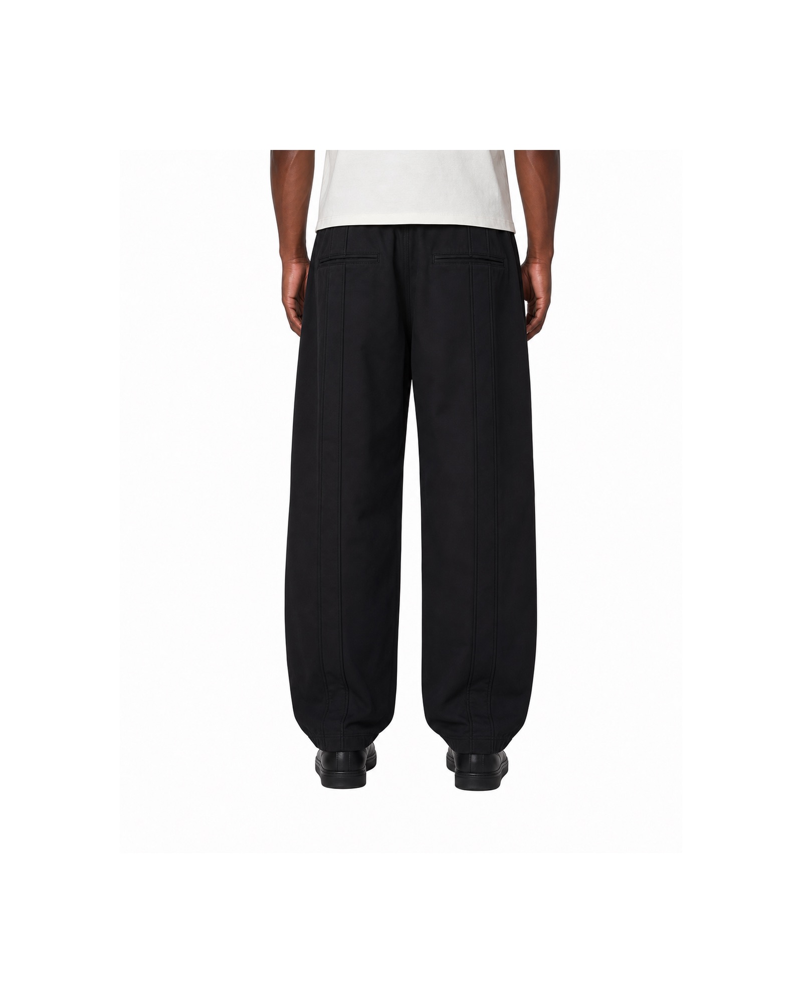 METRO Gridline Relaxed Joggers back product view on a white background