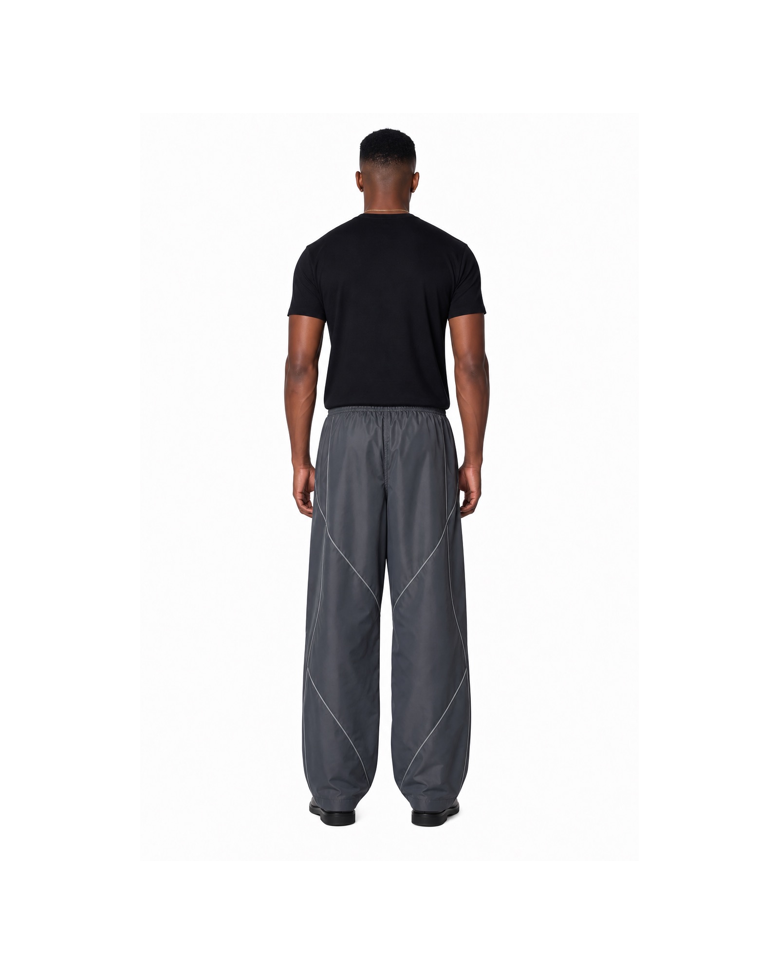 METRO Rainline Shell Trousers back product view on a white background