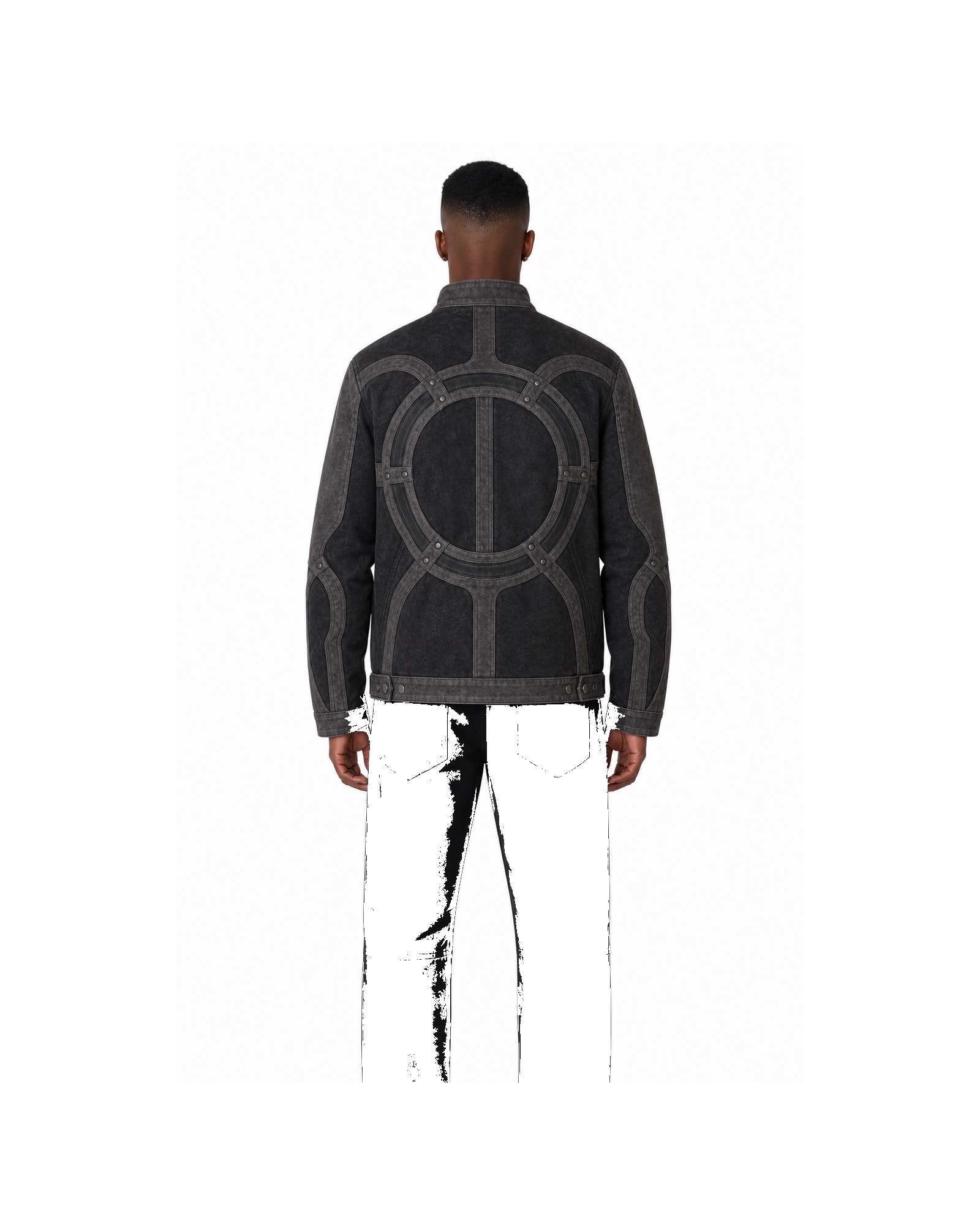 METRO Grand Terminal Hoodie back product view on a white background