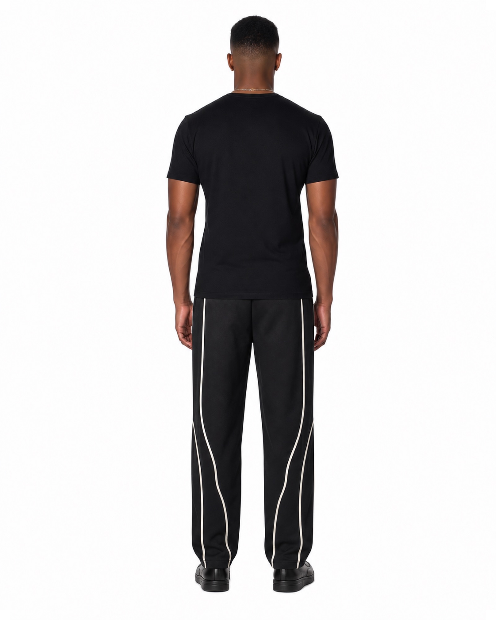 METRO Circuit Rail Track Pants back product view on a white background