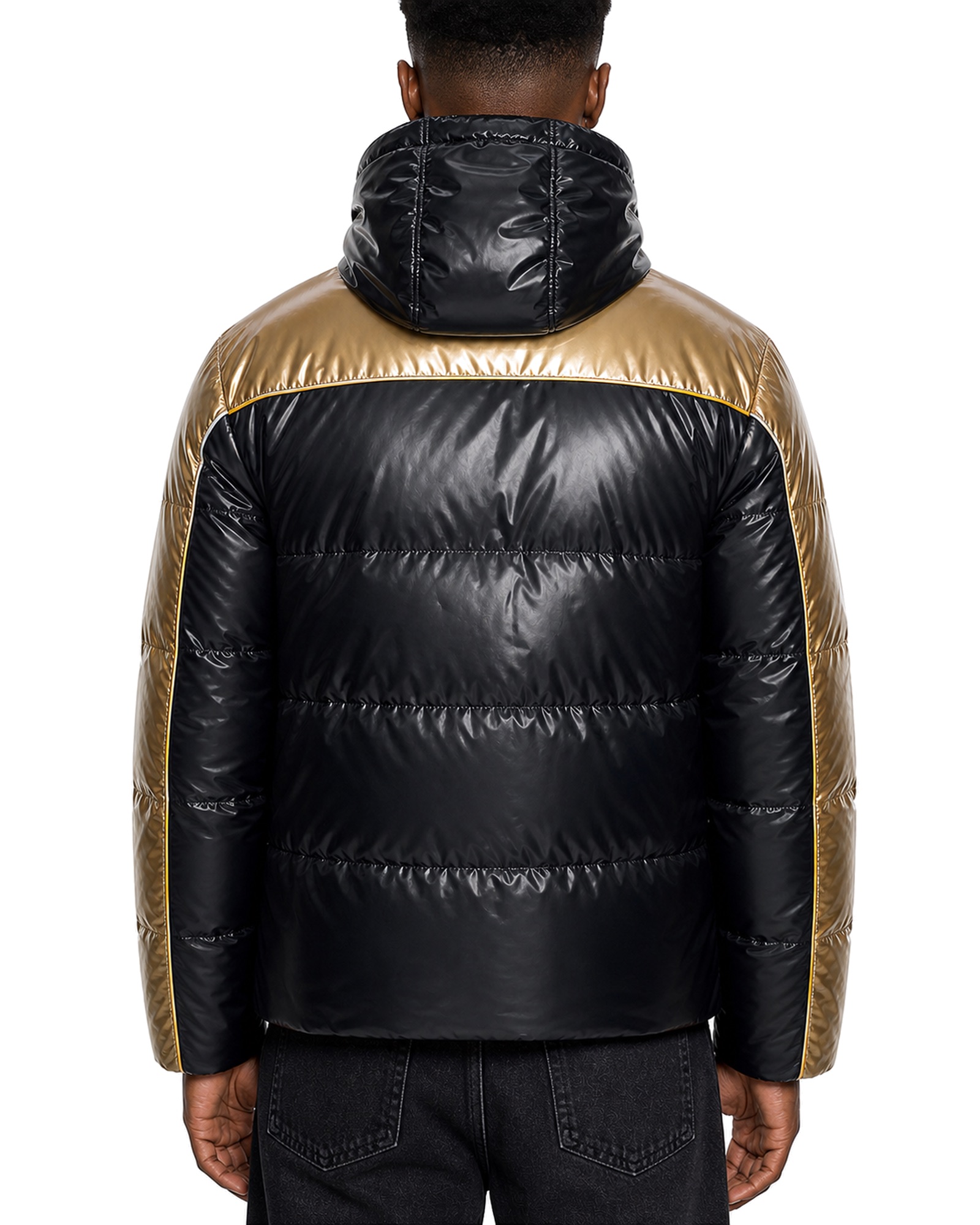 METRO Gilded Tunnel Puffer back product view on a white background