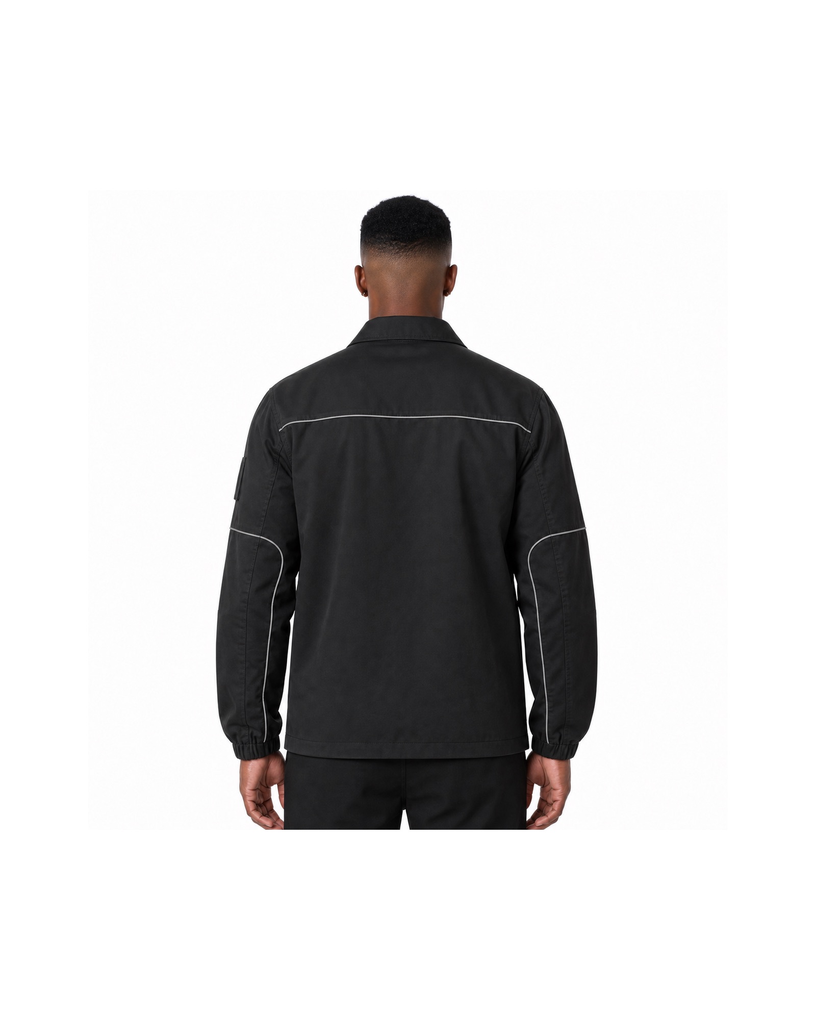METRO Carbon Trace Work Jacket back product view on a white background