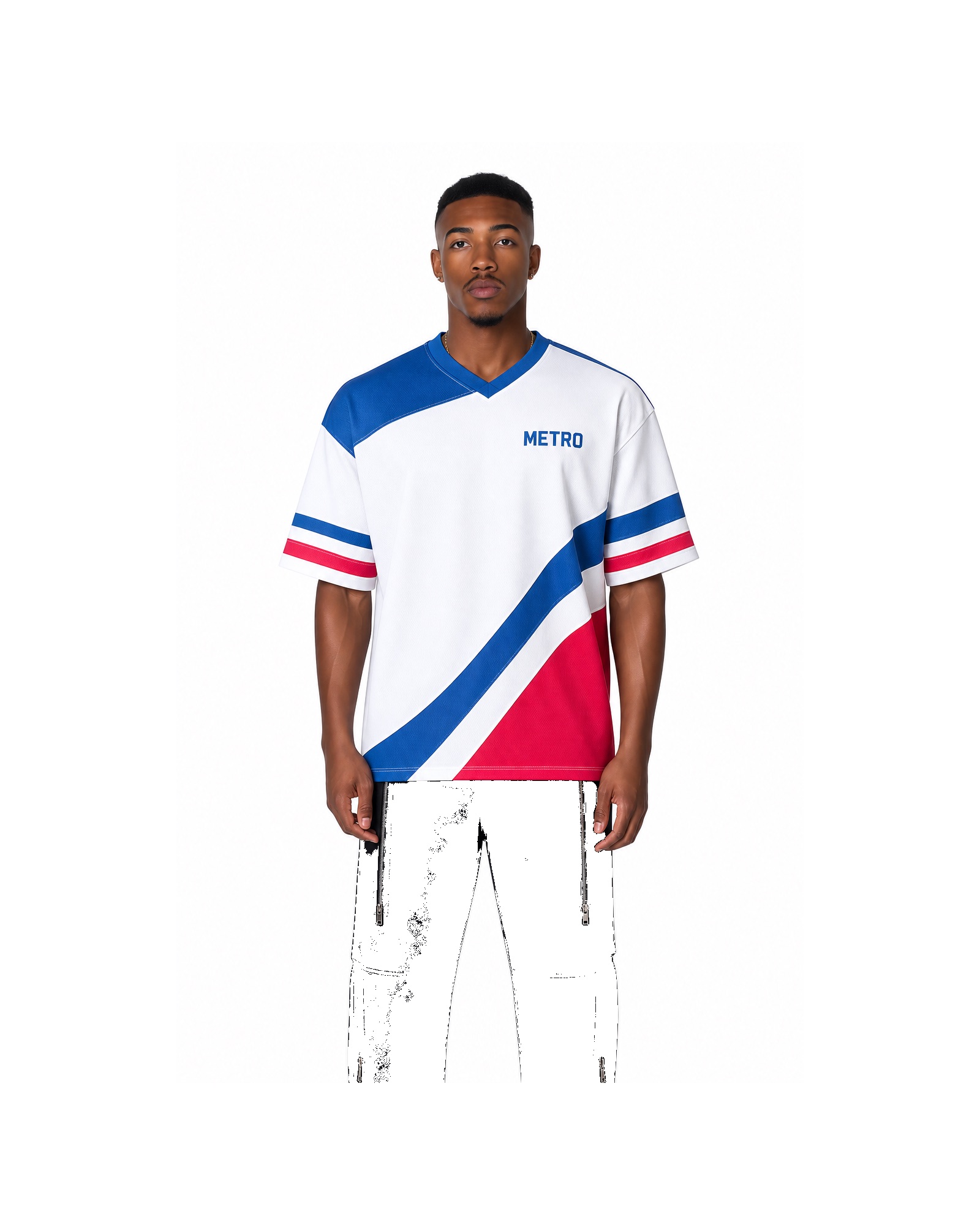 METRO Tricolor Express Jersey front product view on a white background