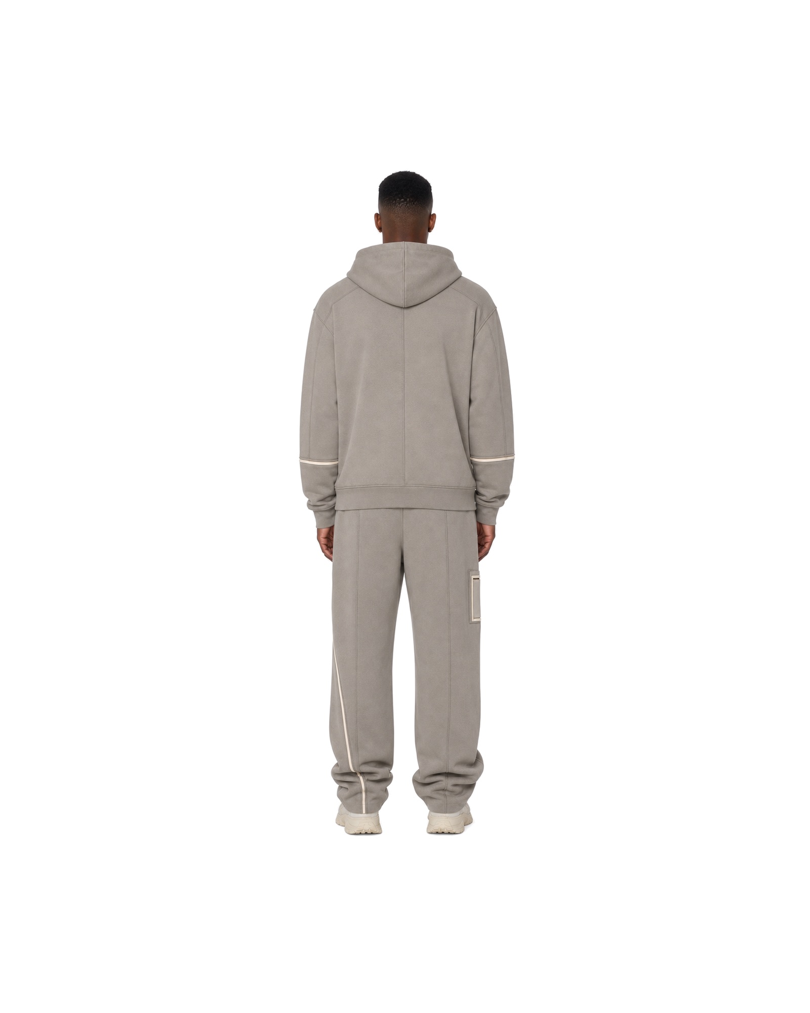 METRO Taupe Platform Tracksuit back product view on a white background