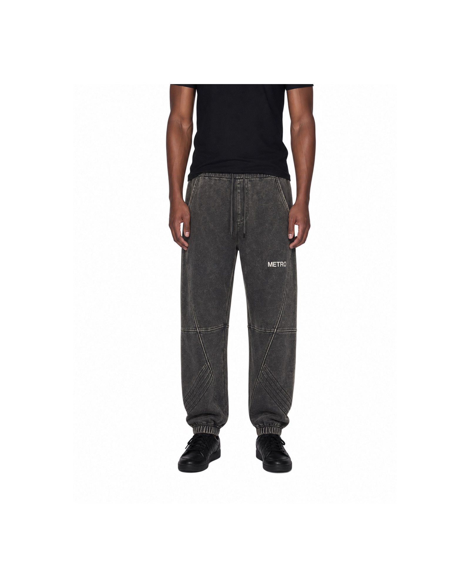 METRO Quarry Route Track Pants front product view on a white background