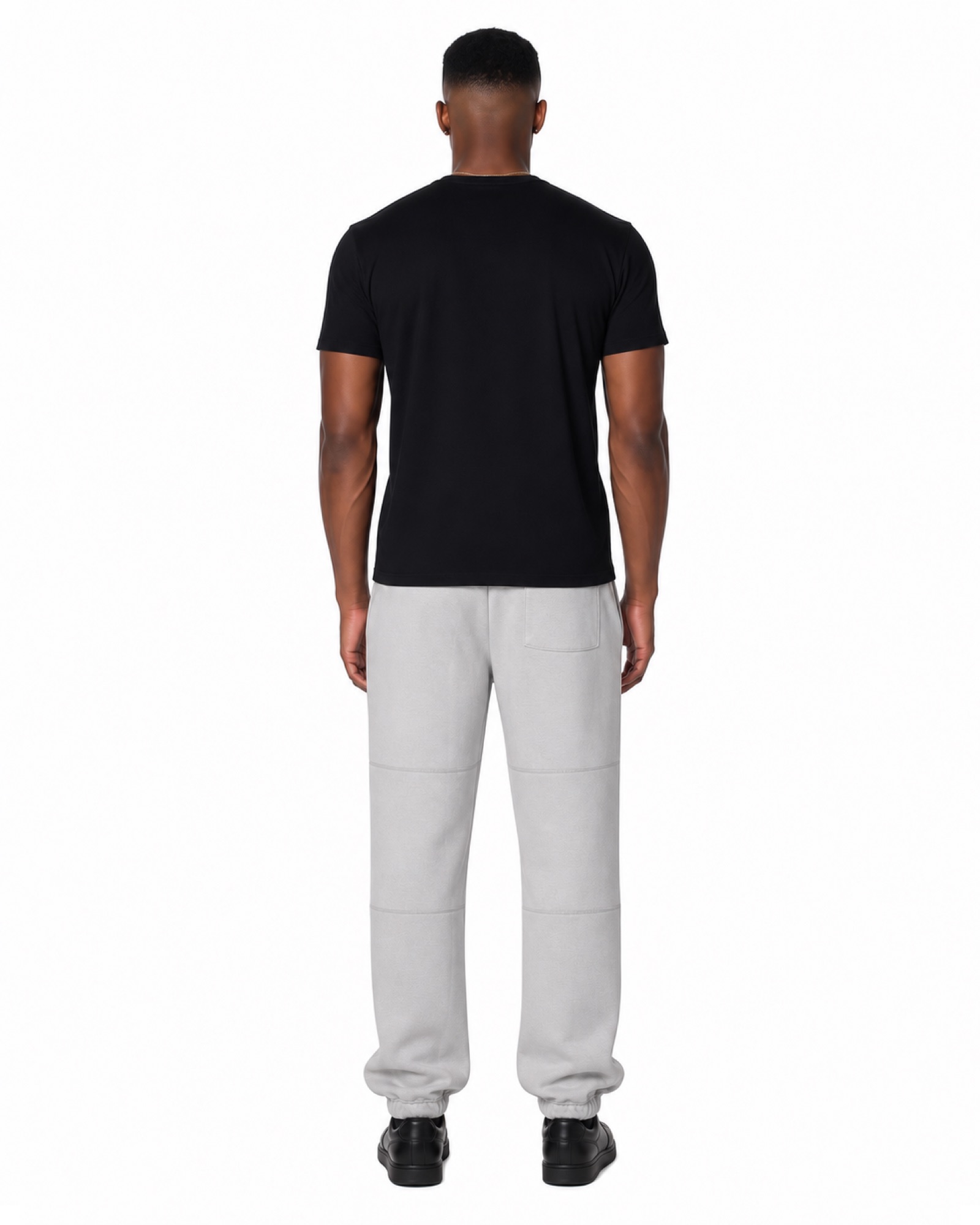 METRO Cloud Platform Sweatpants back product view on a white background