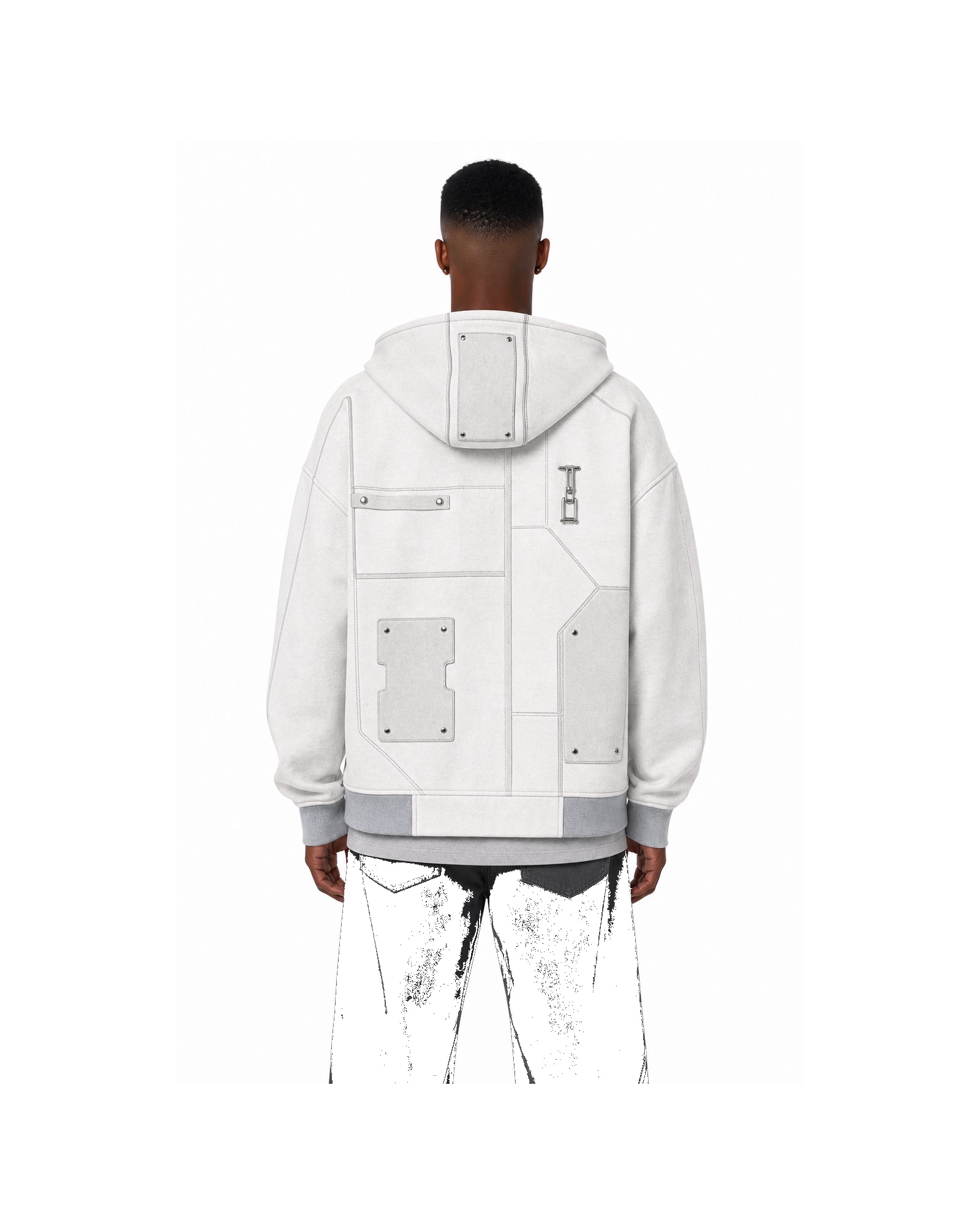 METRO Frost Module Jacket back product view on a white background