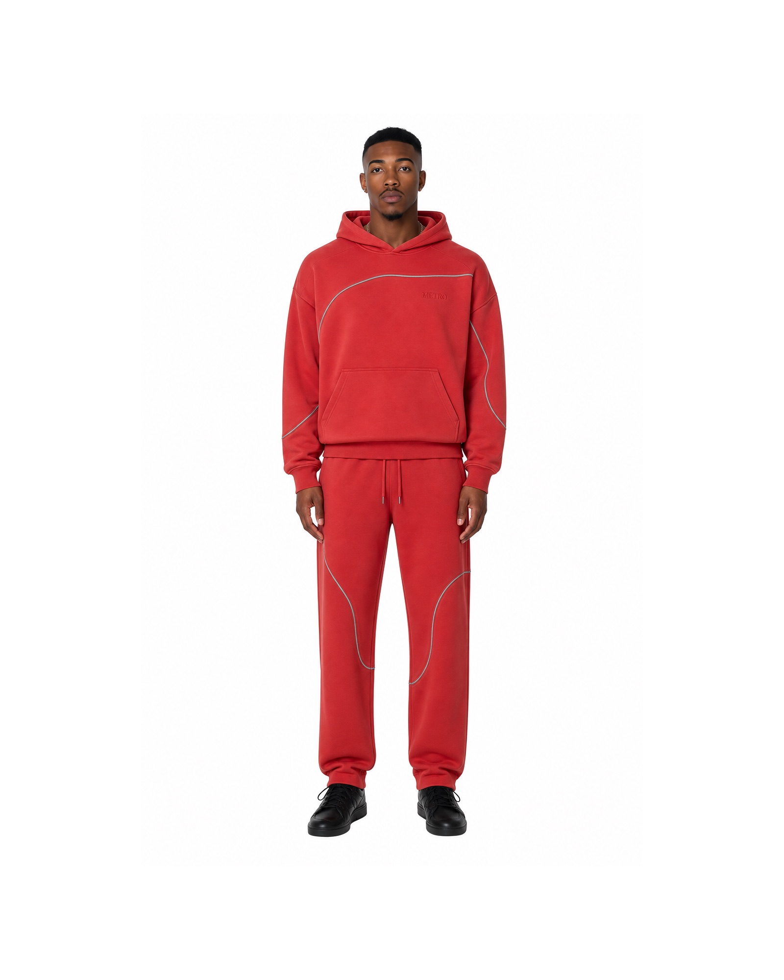 METRO Redline Tracksuit front product view on a white background