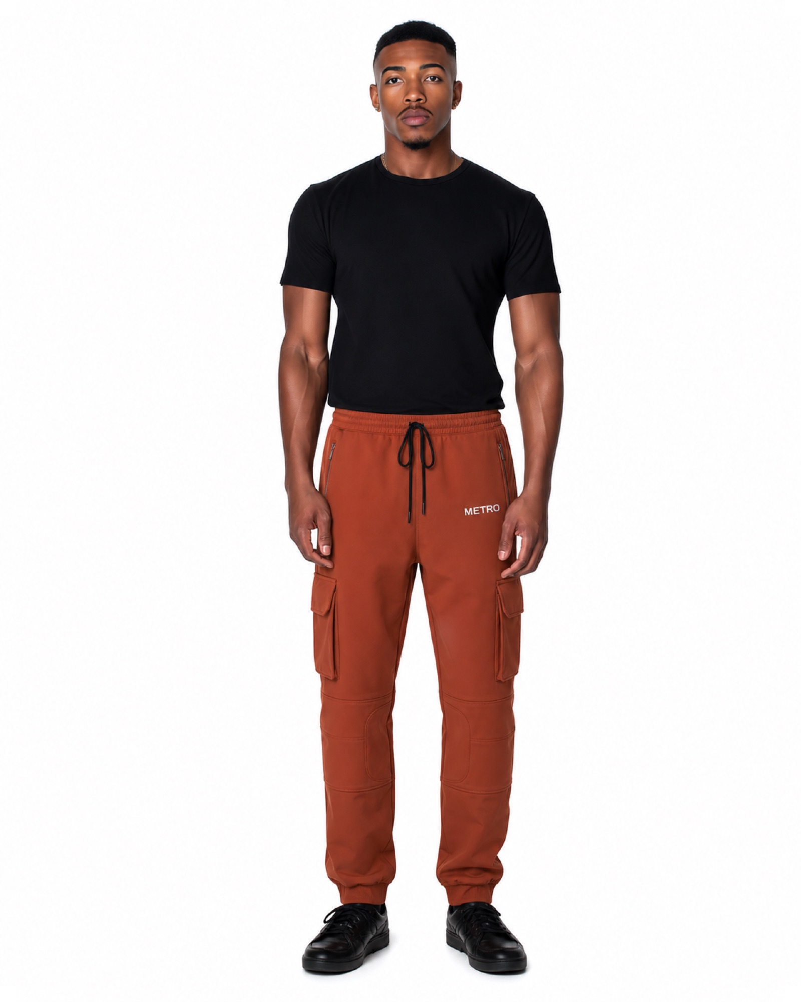 METRO Ember Node Cargo Joggers front product view on a white background