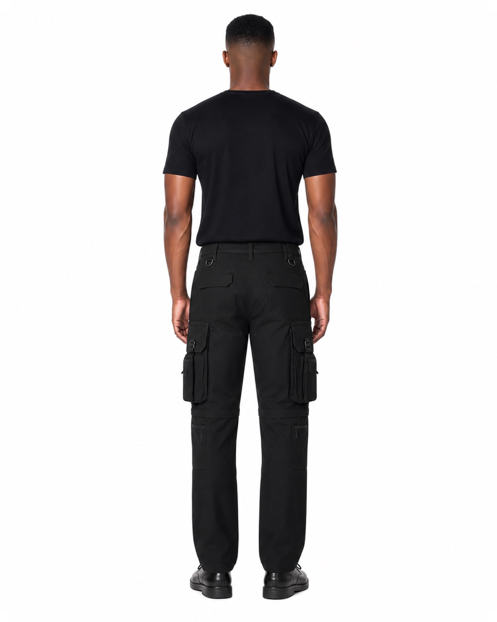METRO Modular Station Cargo Trousers back product view on a white background