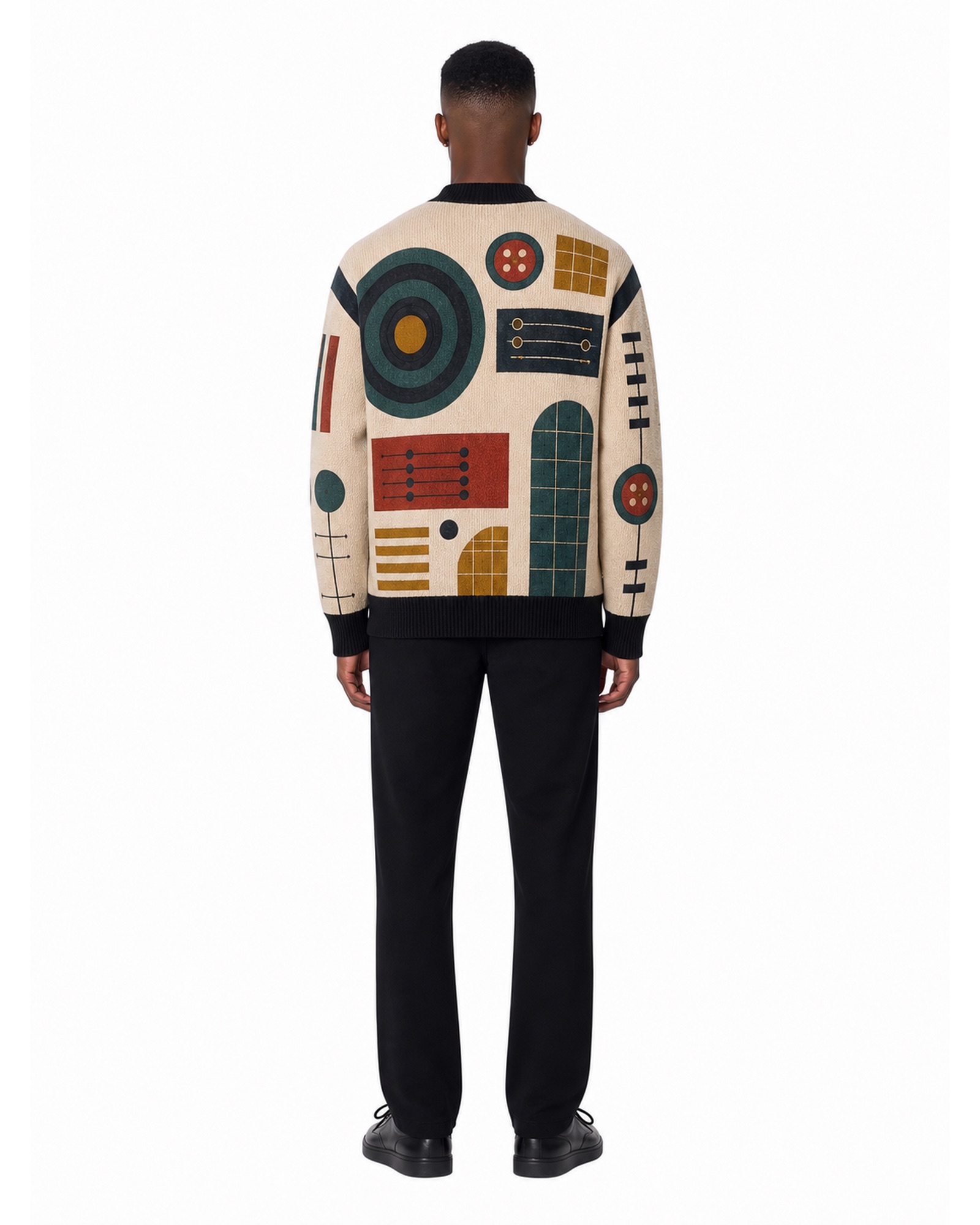 METRO Bauhaus Terminal Bomber back product view on a white background