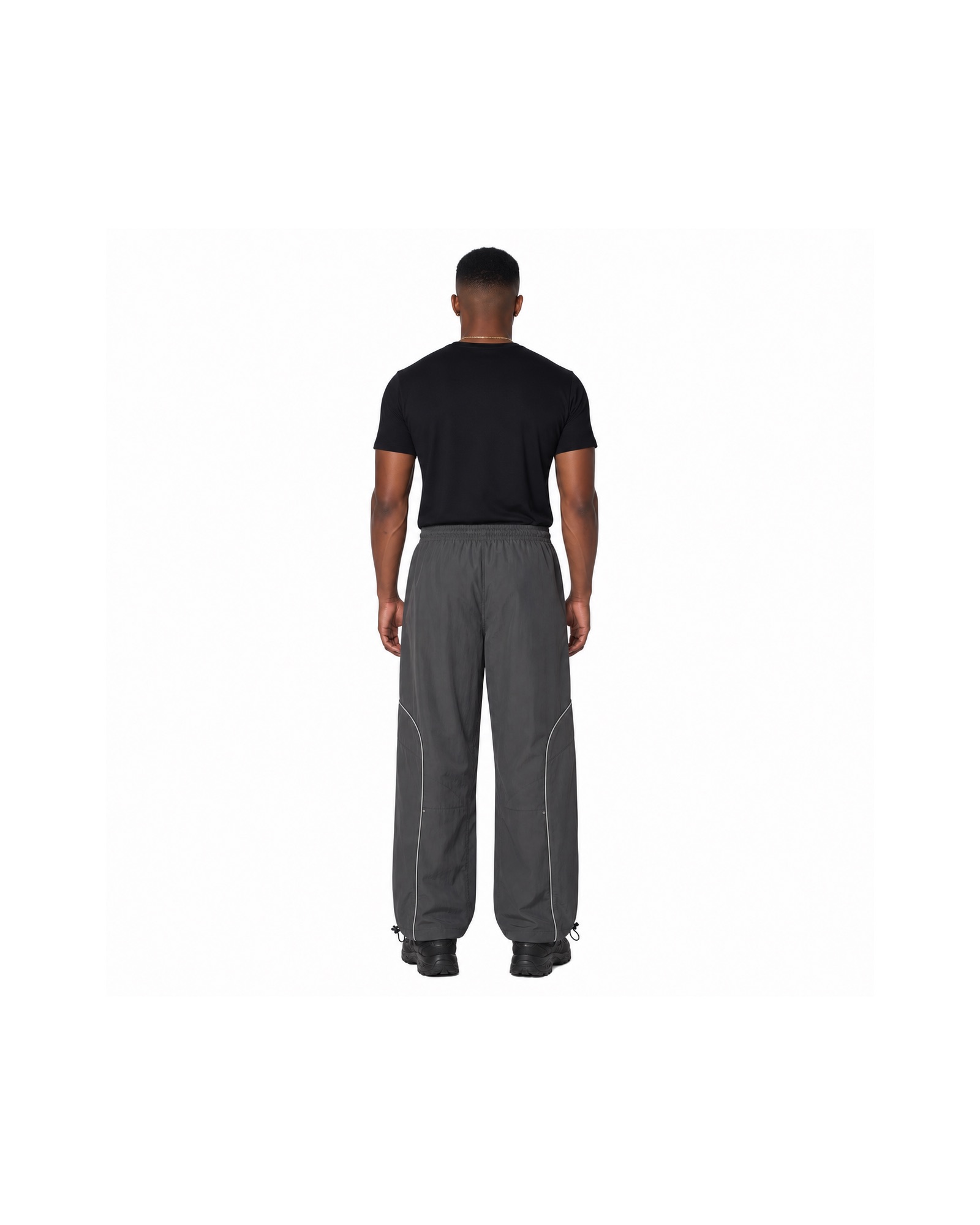 METRO Shadow Rail Track Pants back product view on a white background