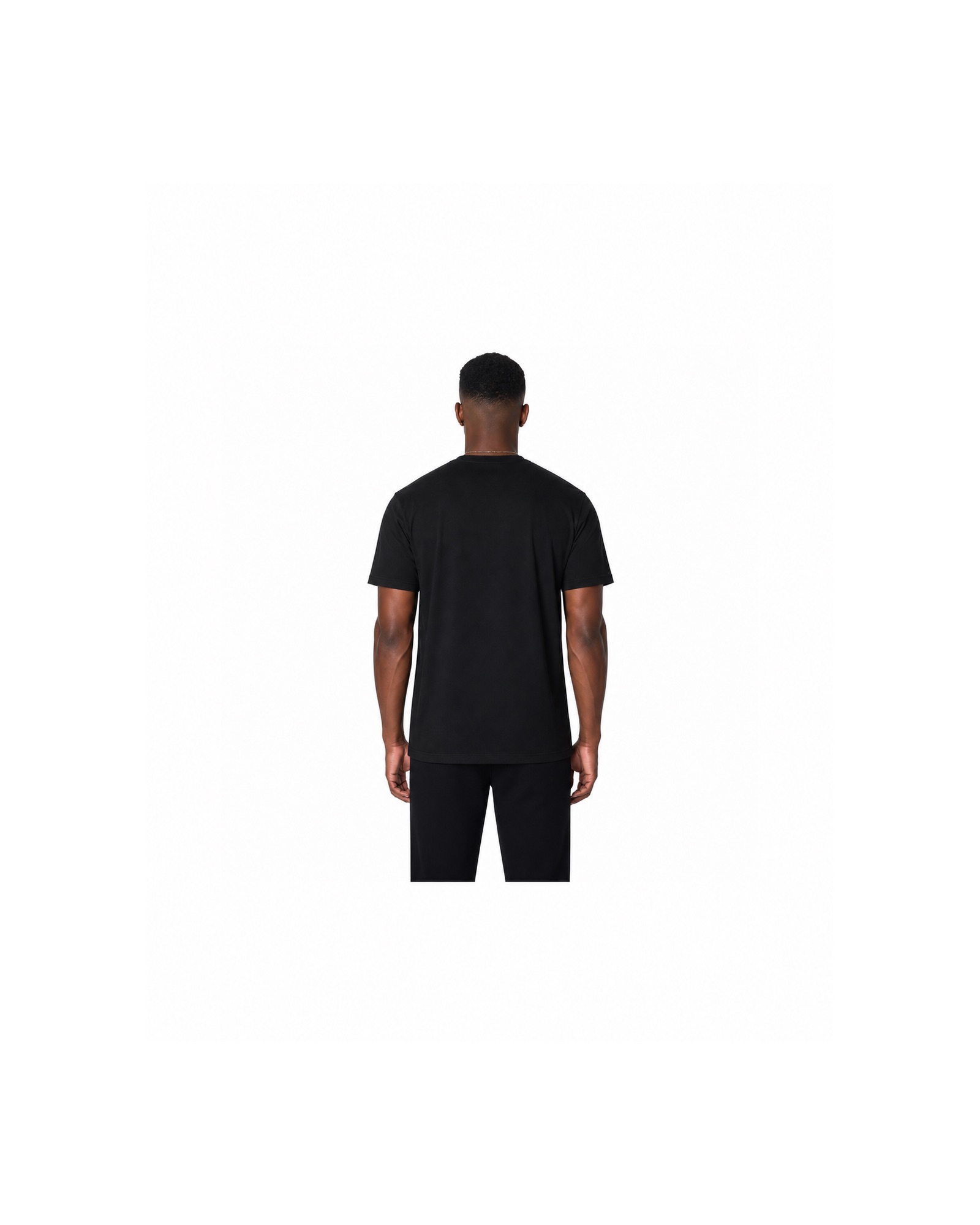 METRO Railframe Panel Oversized Tee back product view on a white background