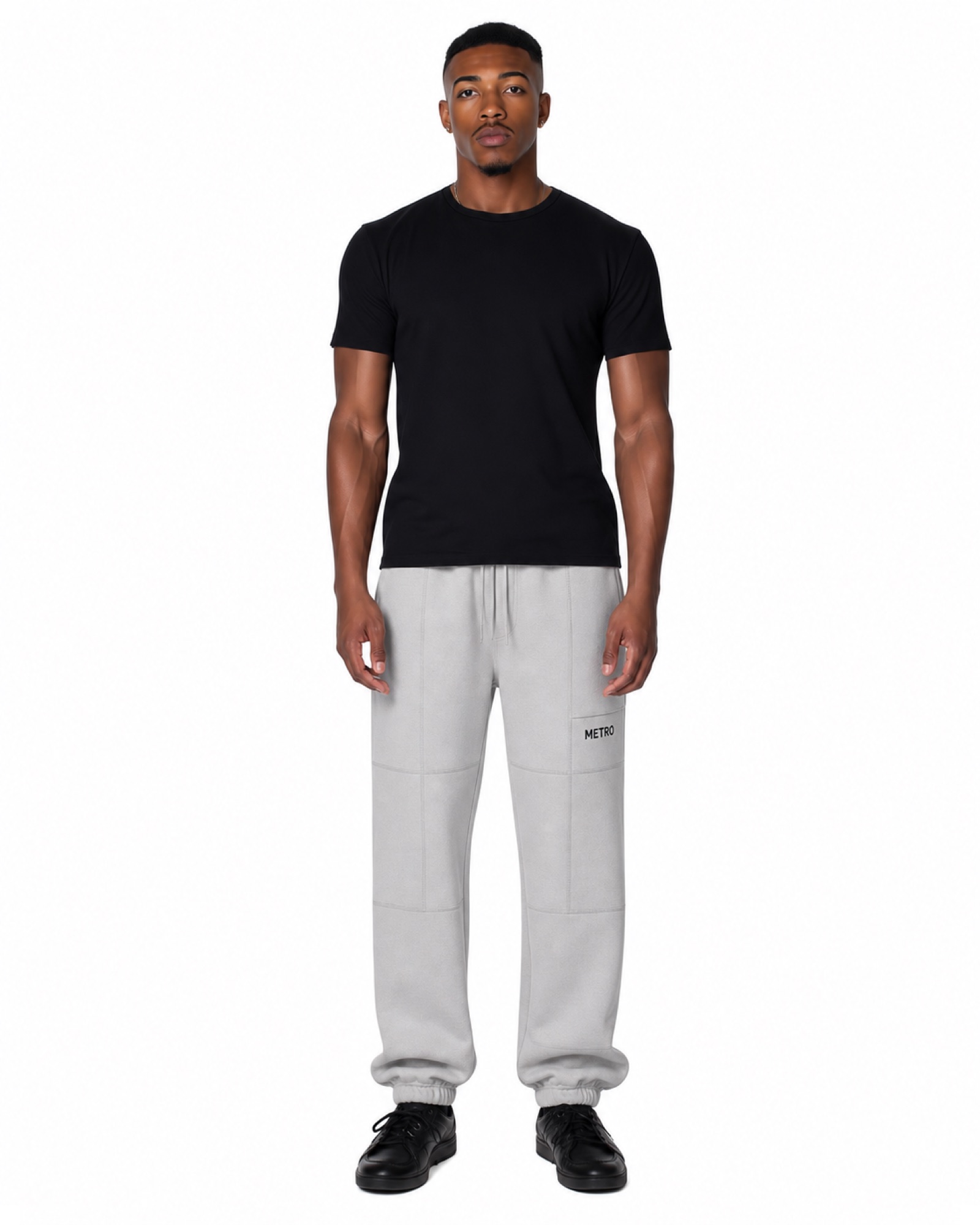 METRO Cloud Platform Sweatpants front product view on a white background