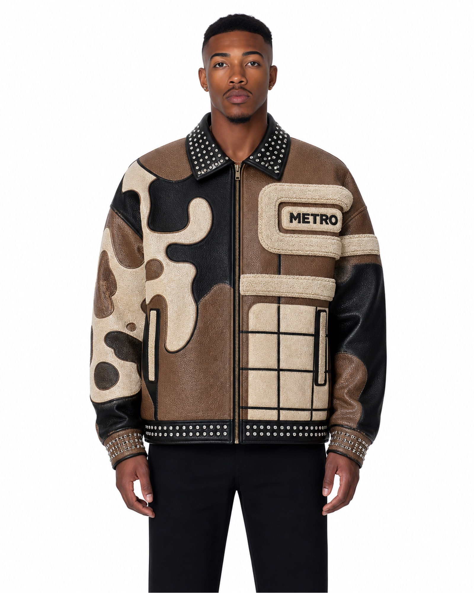 METRO Mosaic Workshop Jacket front product view on a white background