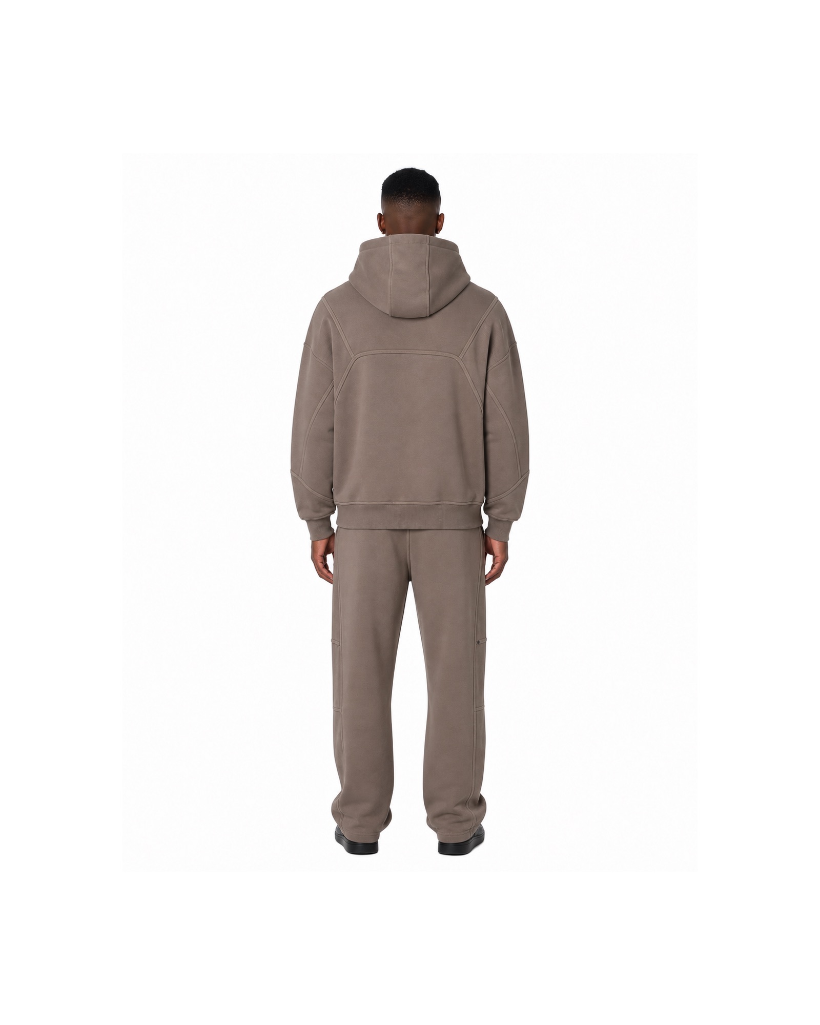 METRO Dustline Hoodie Set back product view on a white background
