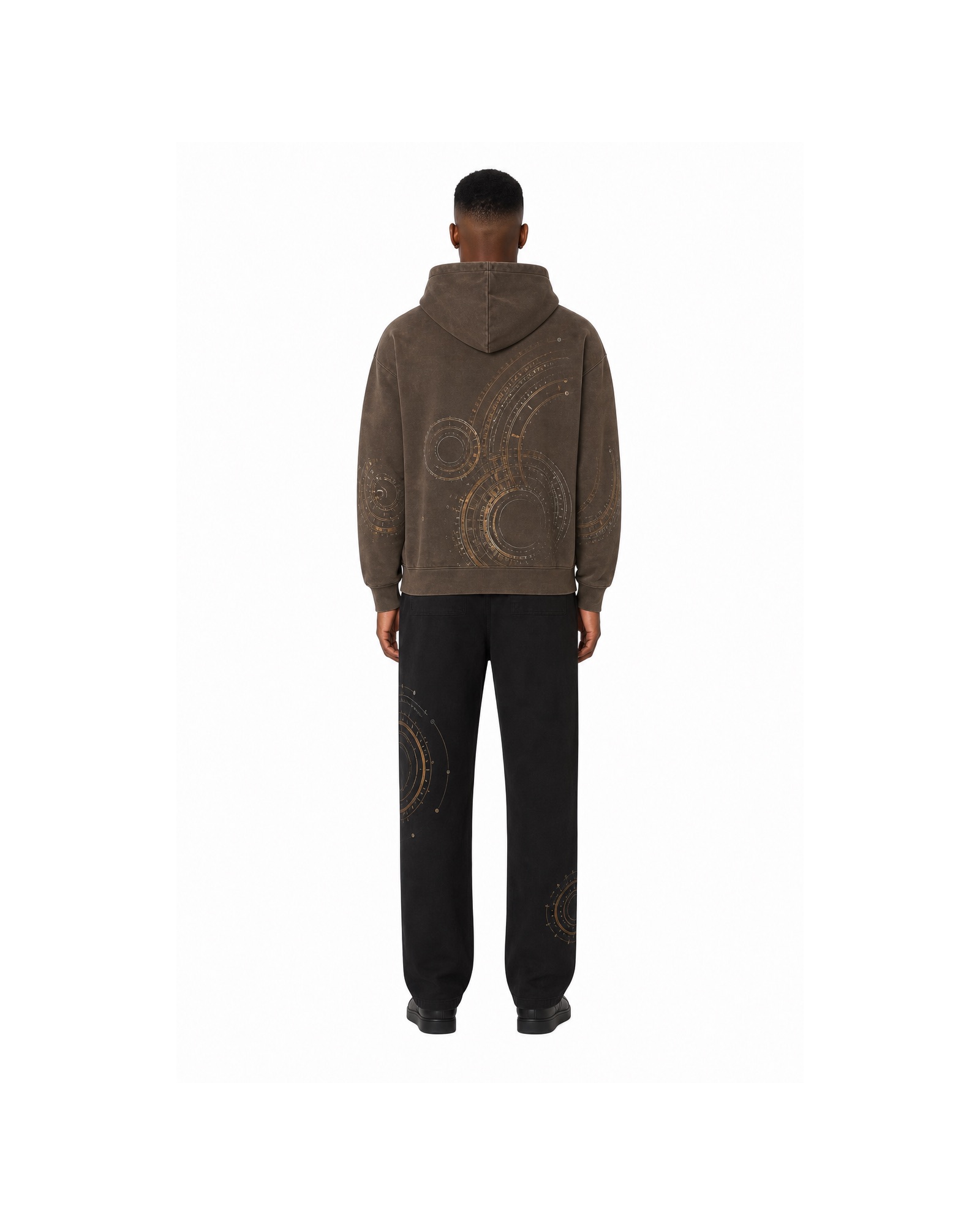 METRO Earth Orbit Crewneck back product view on a white background