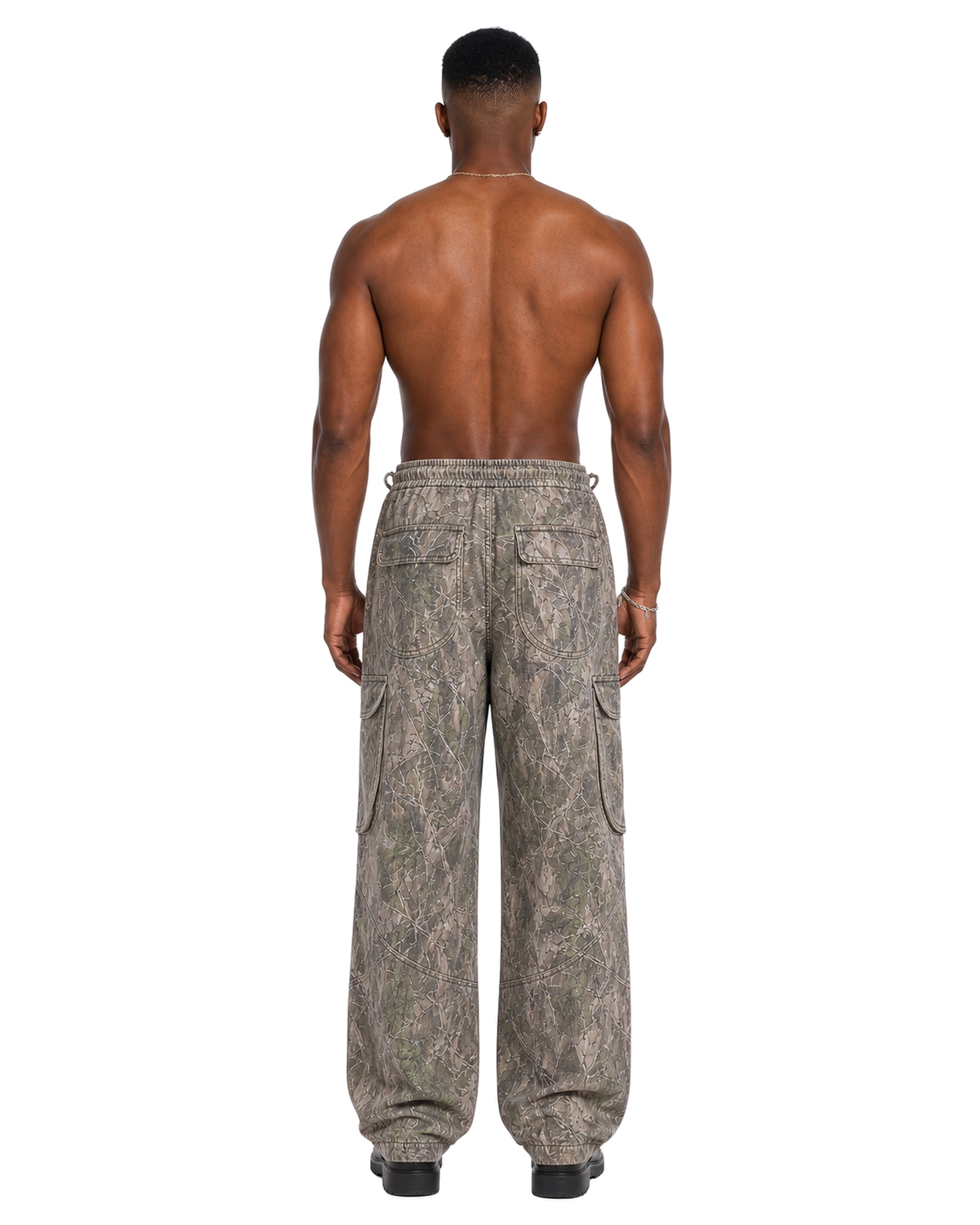 METRO Ashland Route Cargo Pants back product view on a white background