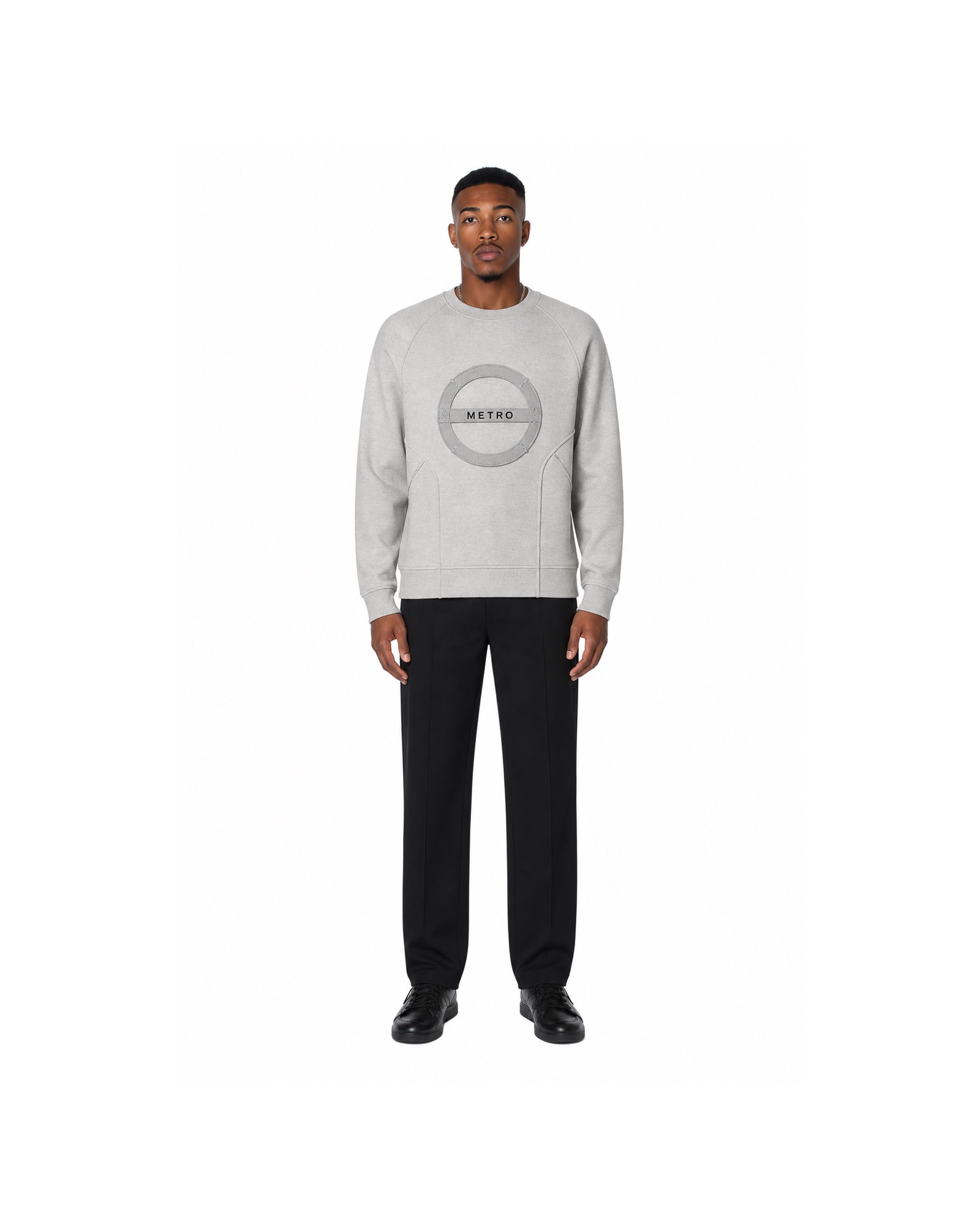 METRO Lunar Loop Sweatshirt front product view on a white background