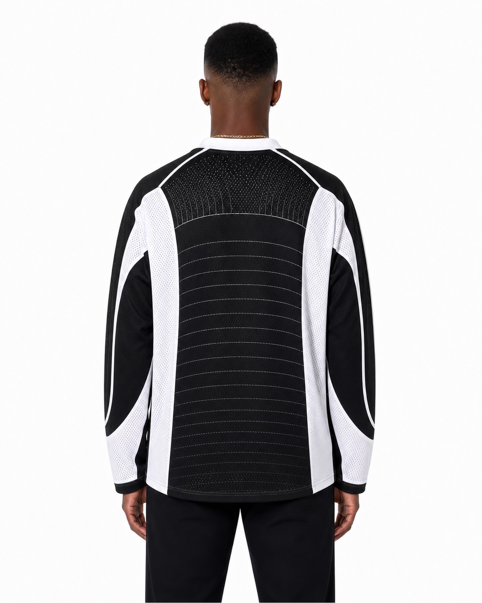 METRO Polar Orbit Long-Sleeve Jersey back product view on a white background