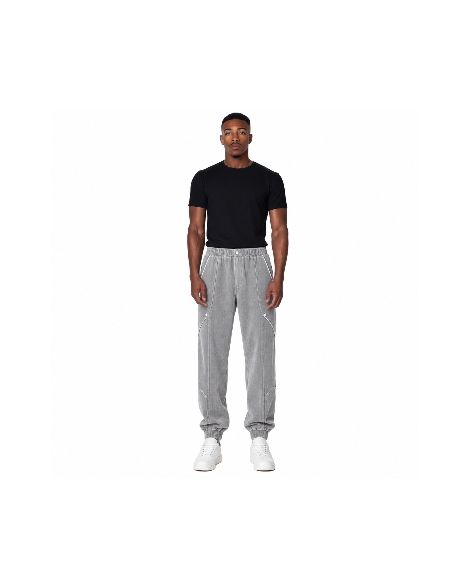 METRO Silver Junction Joggers front product view on a white background