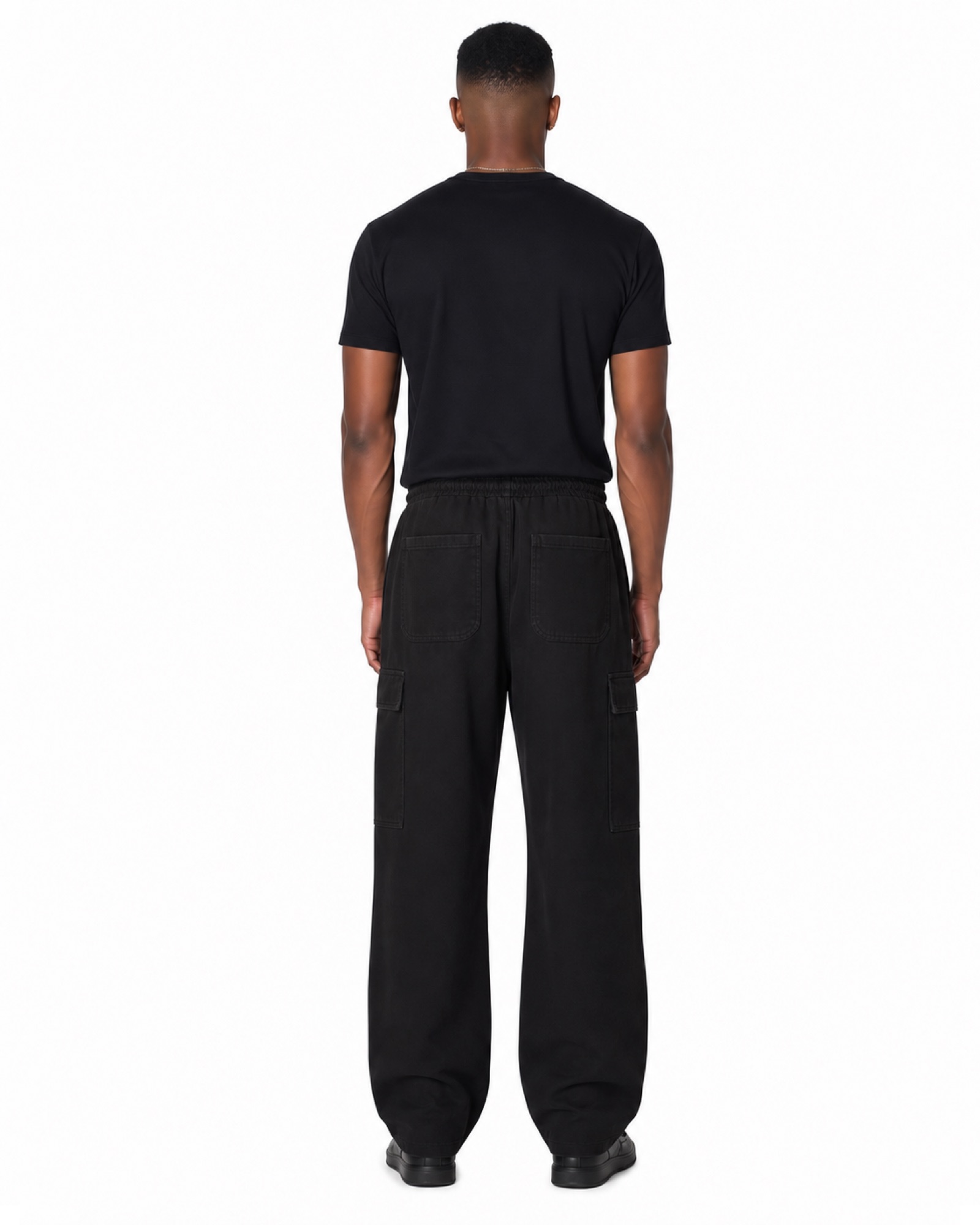 METRO Depot Pocket Cargo Pants back product view on a white background