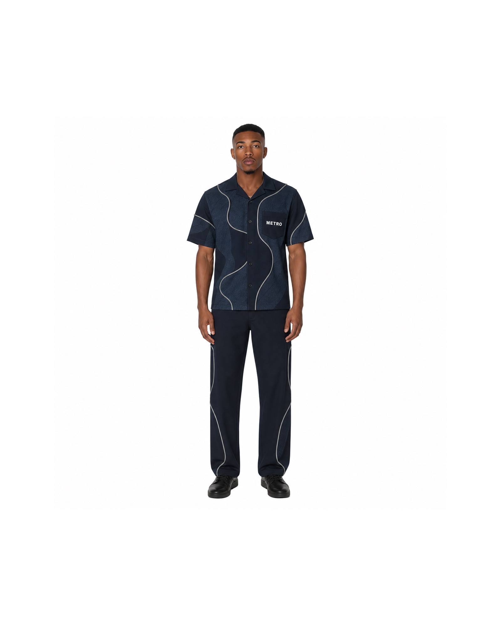 METRO Midnight Flow Camp Set front product view on a white background