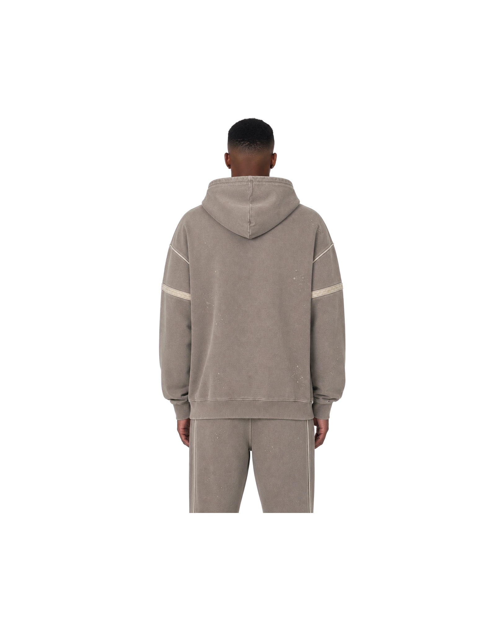 METRO Stone Loop Tracksuit back product view on a white background
