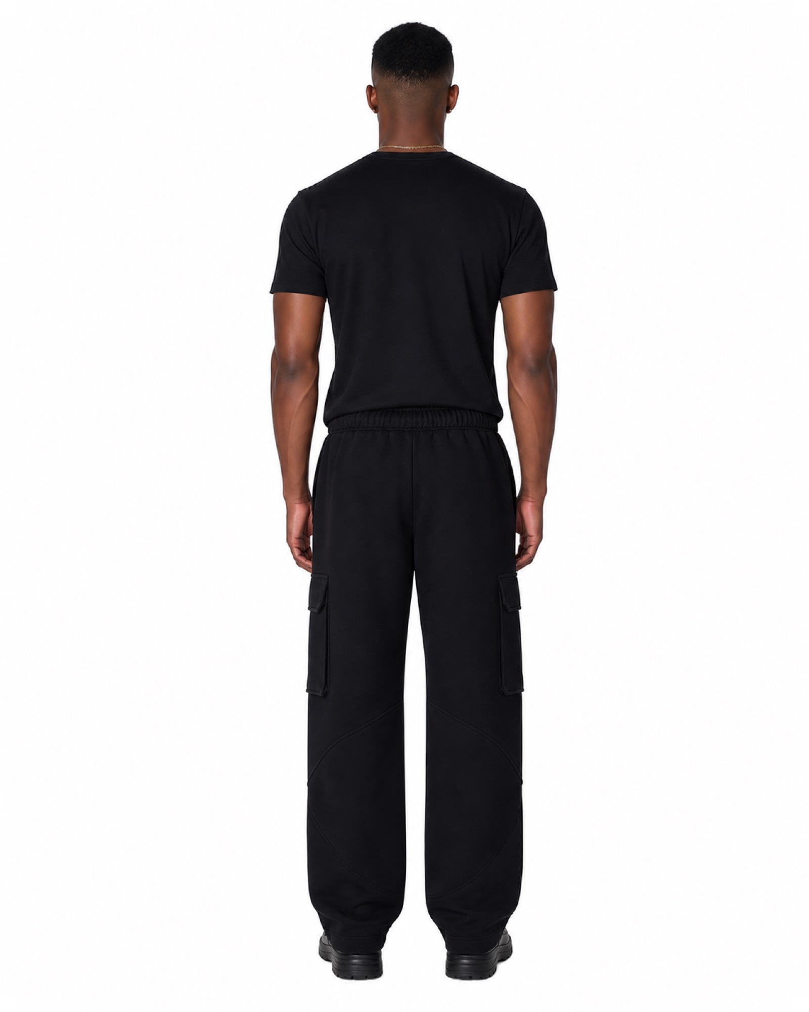 METRO Night Depot Cargo Trousers back product view on a white background
