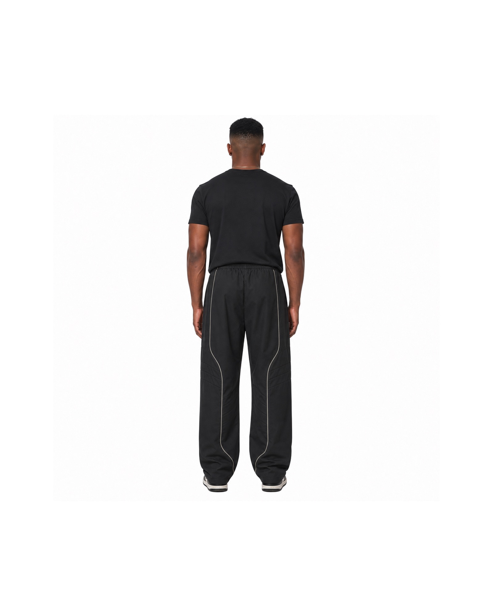 METRO Signal Arc Track Pants back product view on a white background