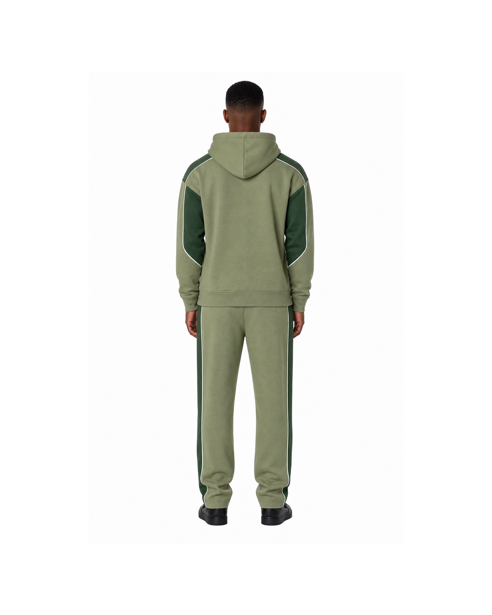 METRO Greenline Panel Tracksuit back product view on a white background