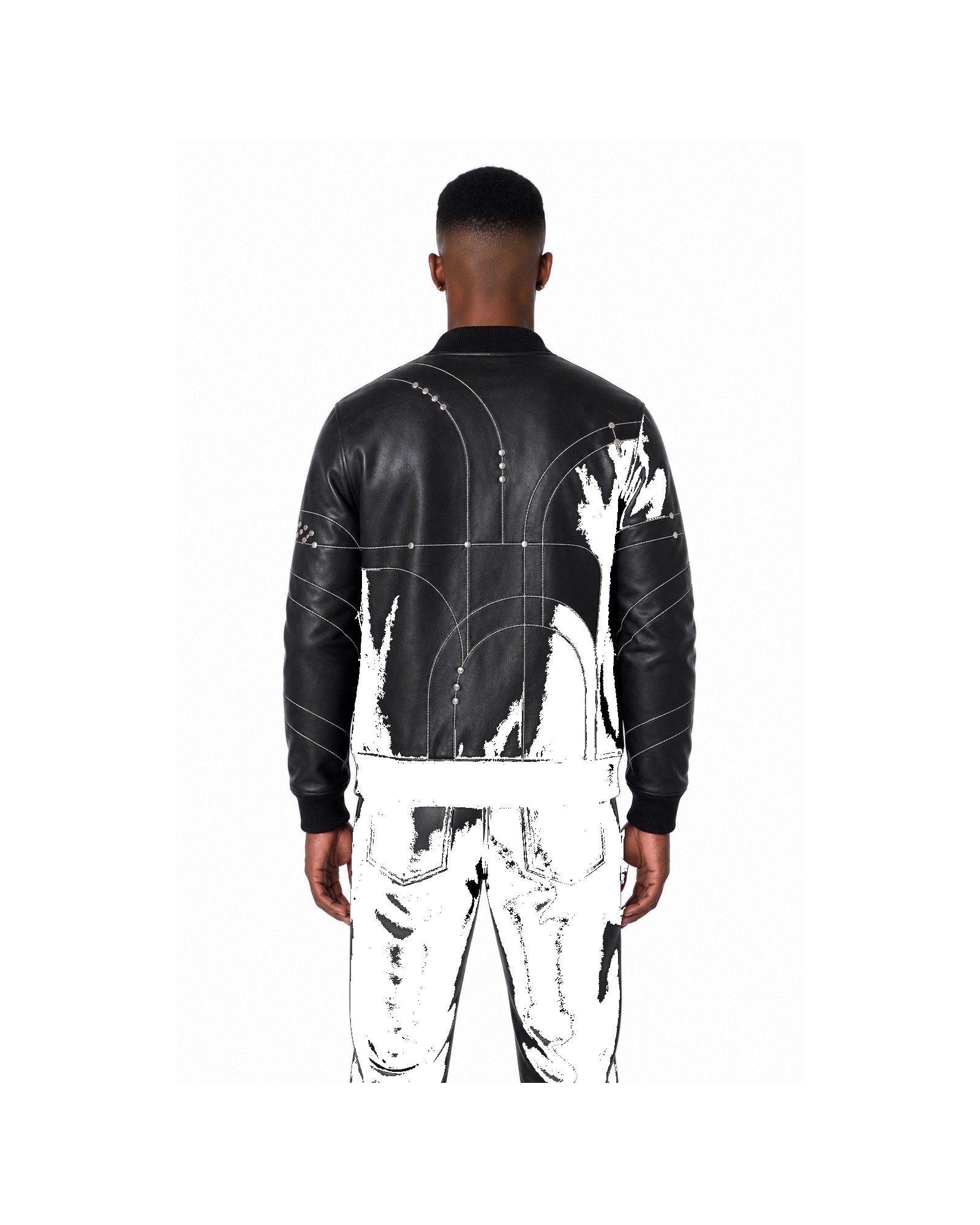 METRO Circuit Bay Bomber back product view on a white background