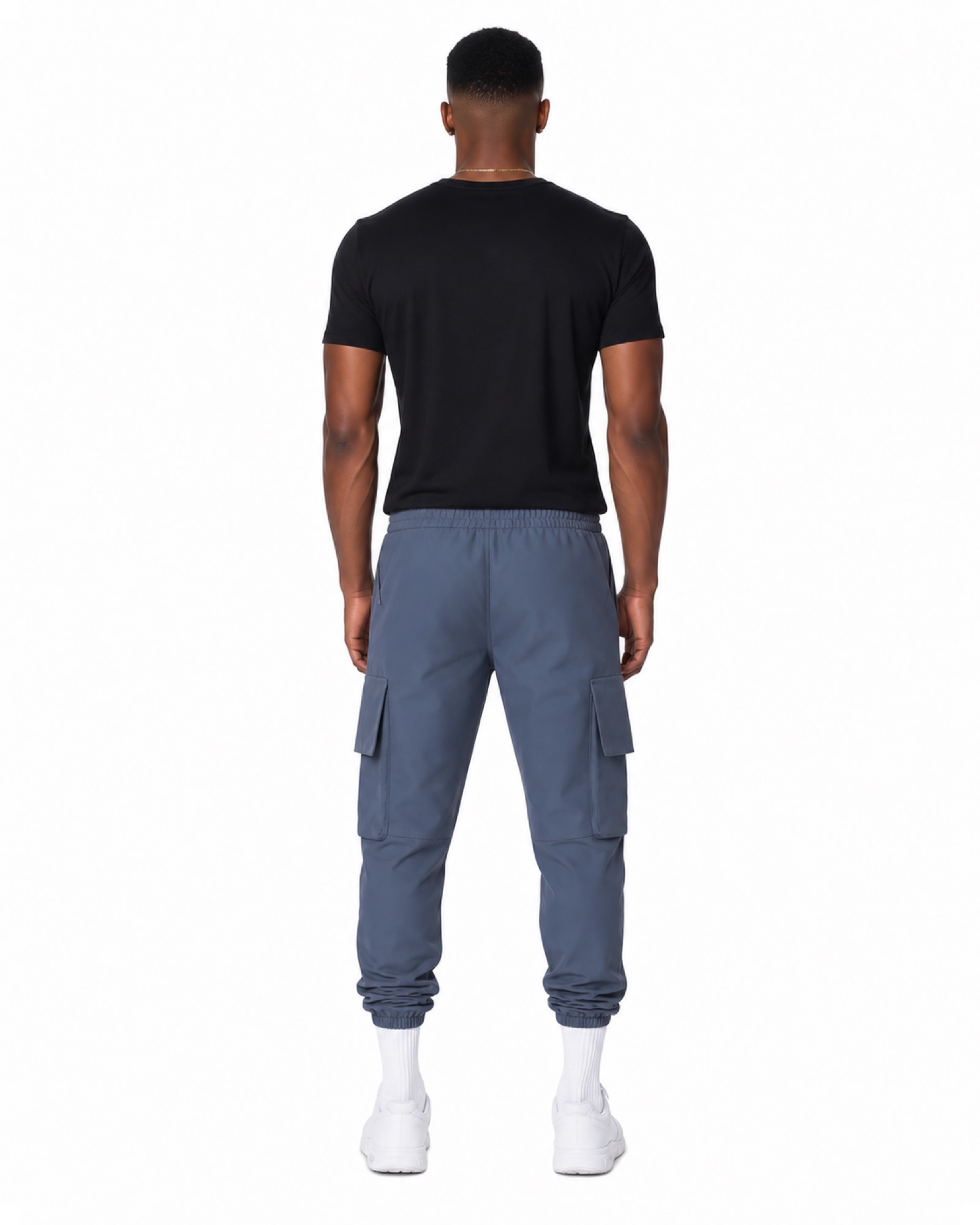 METRO Steel Junction Cargo Joggers back product view on a white background