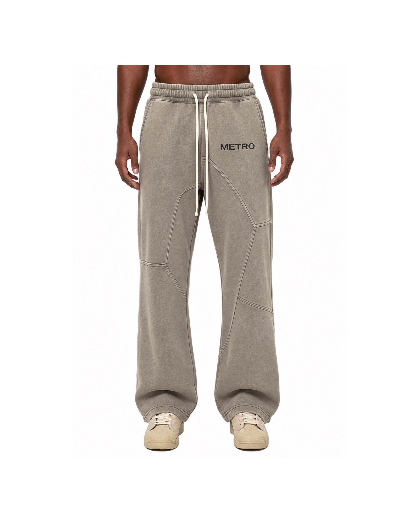 METRO Driftline Flare Sweatpants front product view on a white background