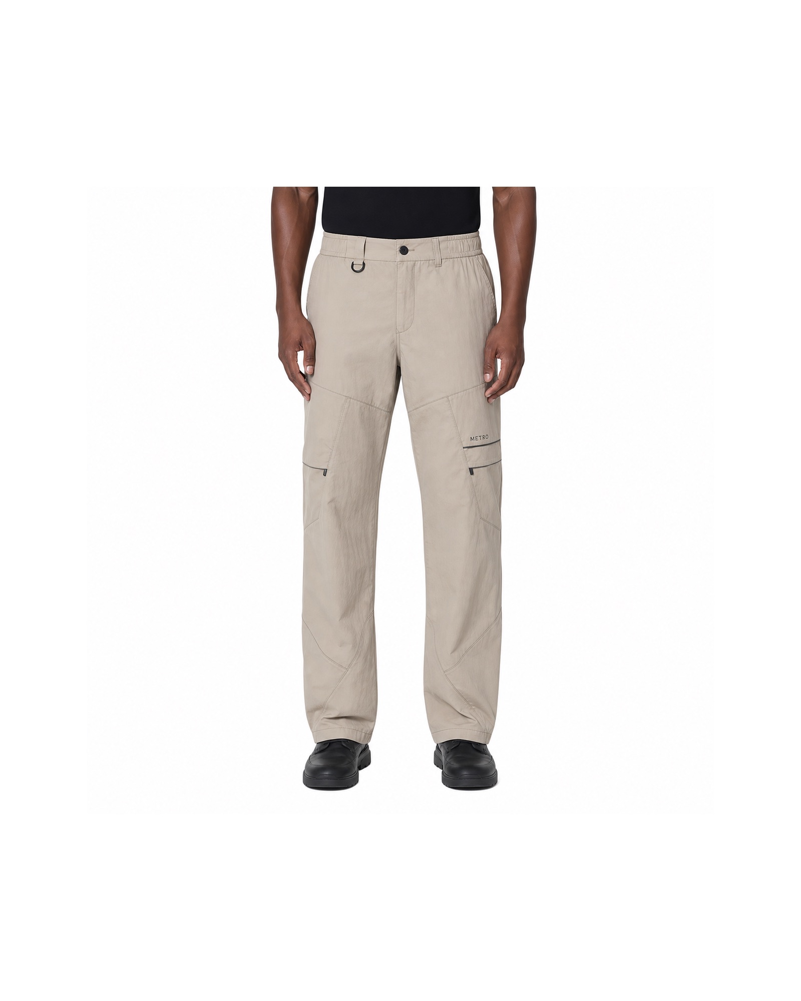 METRO Sand Transit Cargo Pants front product view on a white background